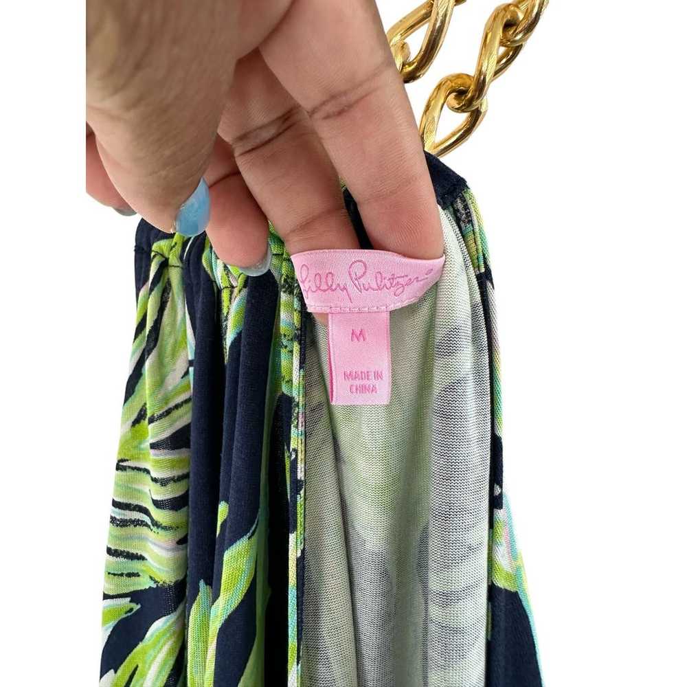 Lilly Pulitzer Lara Big Bam Gold Chain Tropical S… - image 3