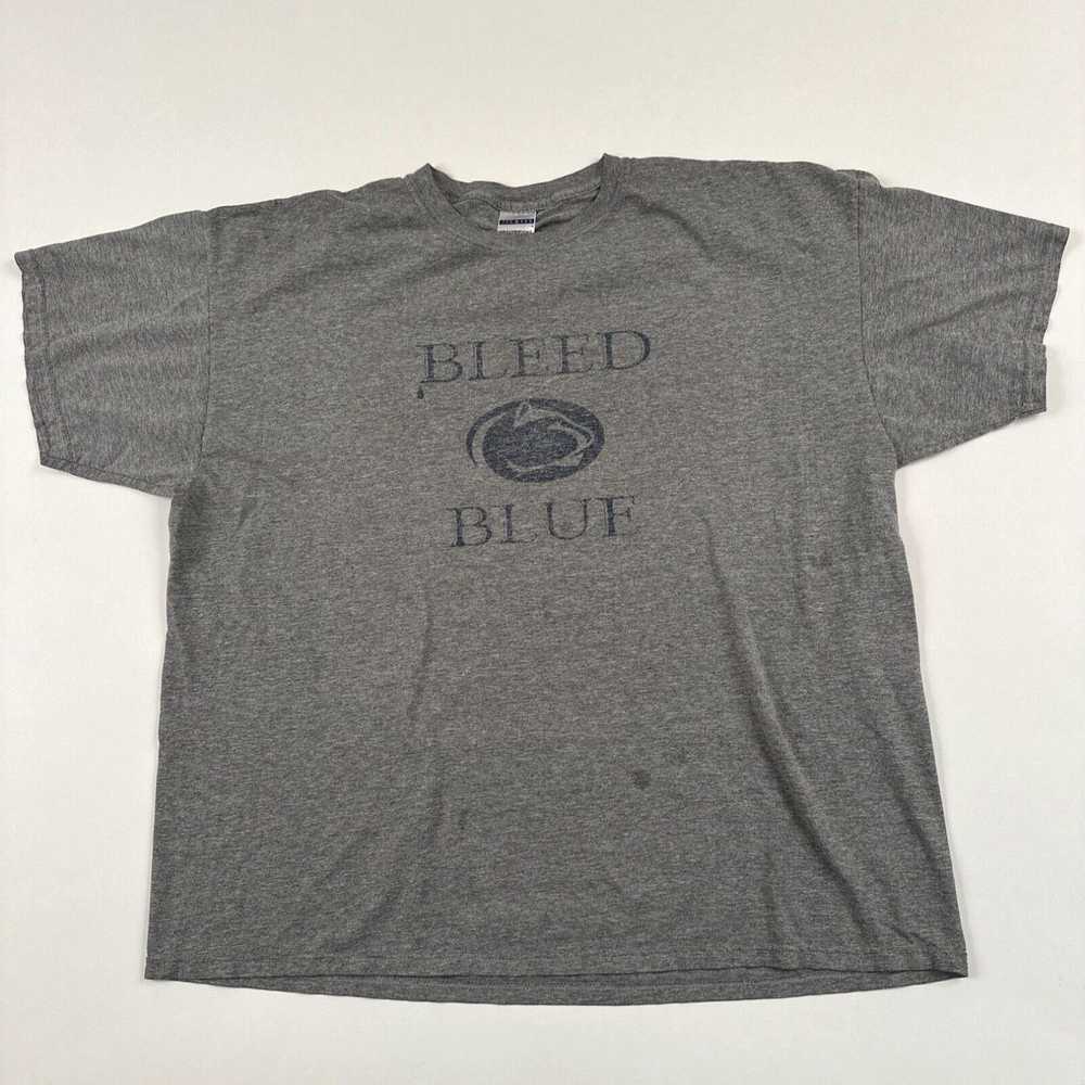Jerzees vintage 90s Penn State Shirt XXL Bleed Bl… - image 1