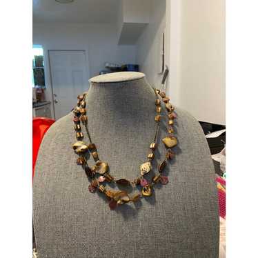 Generic Brown mother of pearl and tigers eye layer