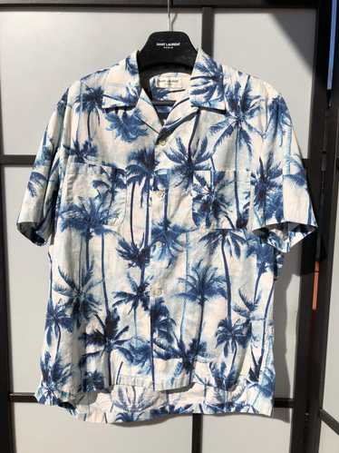 Saint Laurent Paris SS16 Palm Tree Hawaiian shirt 