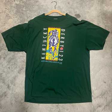 Jerzees Vintage 1997 Kentucky Derby T-shirt - image 1