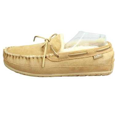 L.L. Bean LL Bean Suede Wicked Good Shearling Lin… - image 1