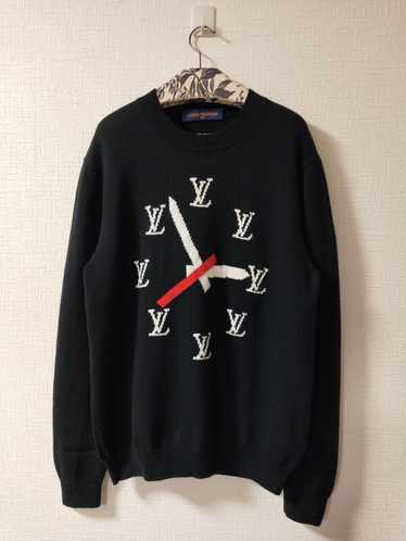 Louis Vuitton Intarsia Clock Logo Sweater - image 1