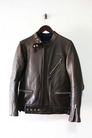 Undercover Last Drop FW08 Cafe Racer Leather Jack… - image 1