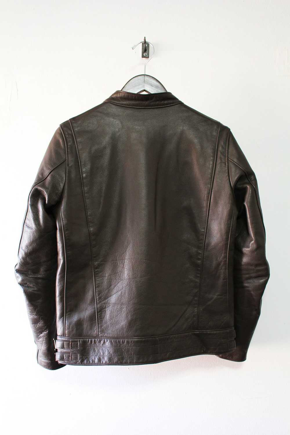 Undercover Last Drop FW08 Cafe Racer Leather Jack… - image 3