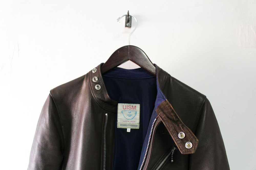 Undercover Last Drop FW08 Cafe Racer Leather Jack… - image 9
