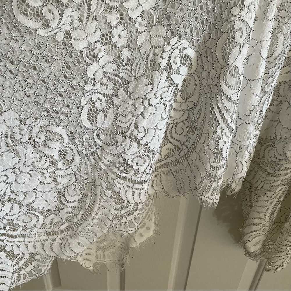 $306 Shona Joy x Revolve White Lace Handkerchief … - image 6