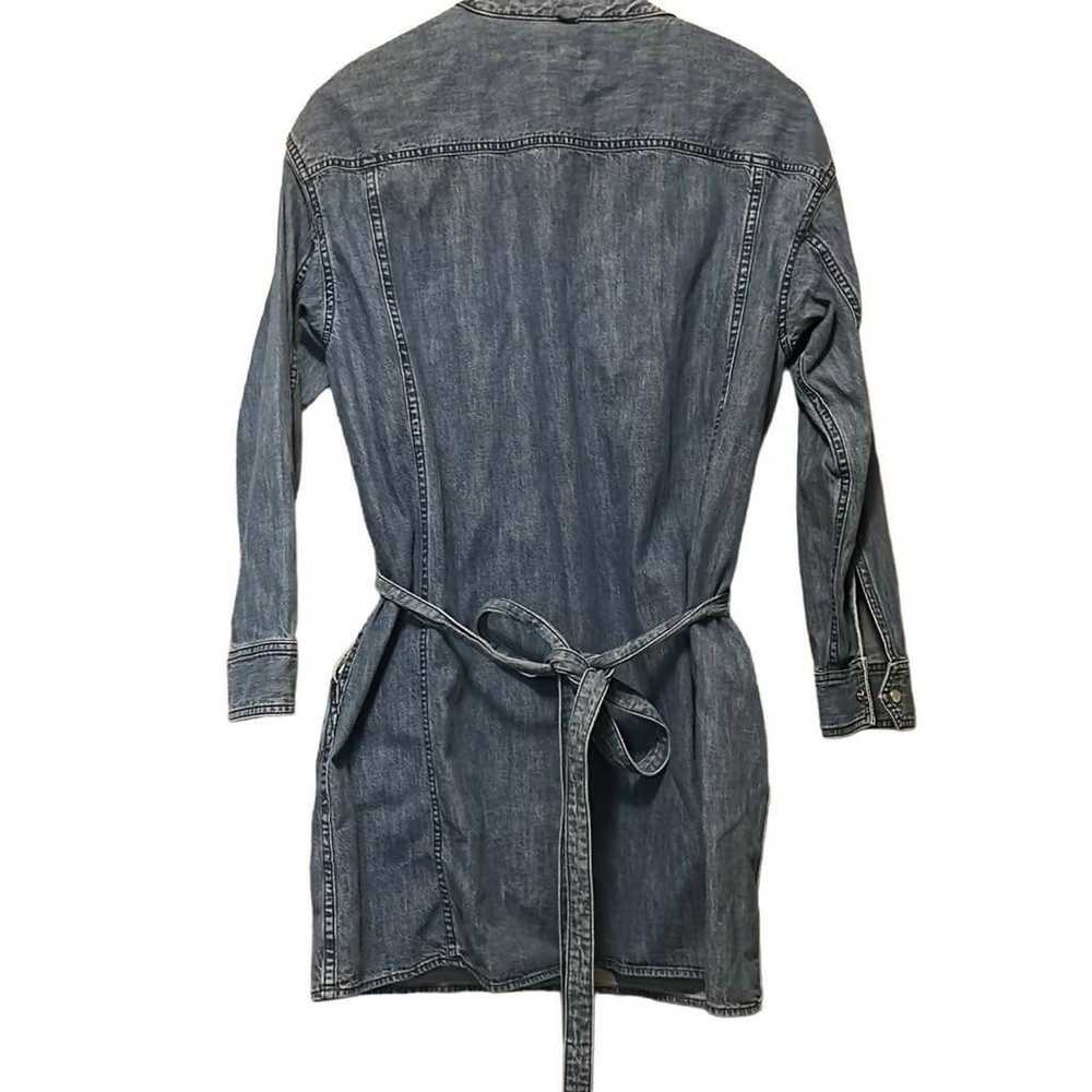 Rag & Bone Chest Pocket Denim Shirtdress - Blue - image 6