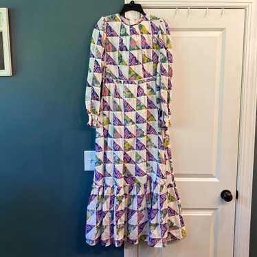Banjanan Blanche Patchwork Quilt Dress
