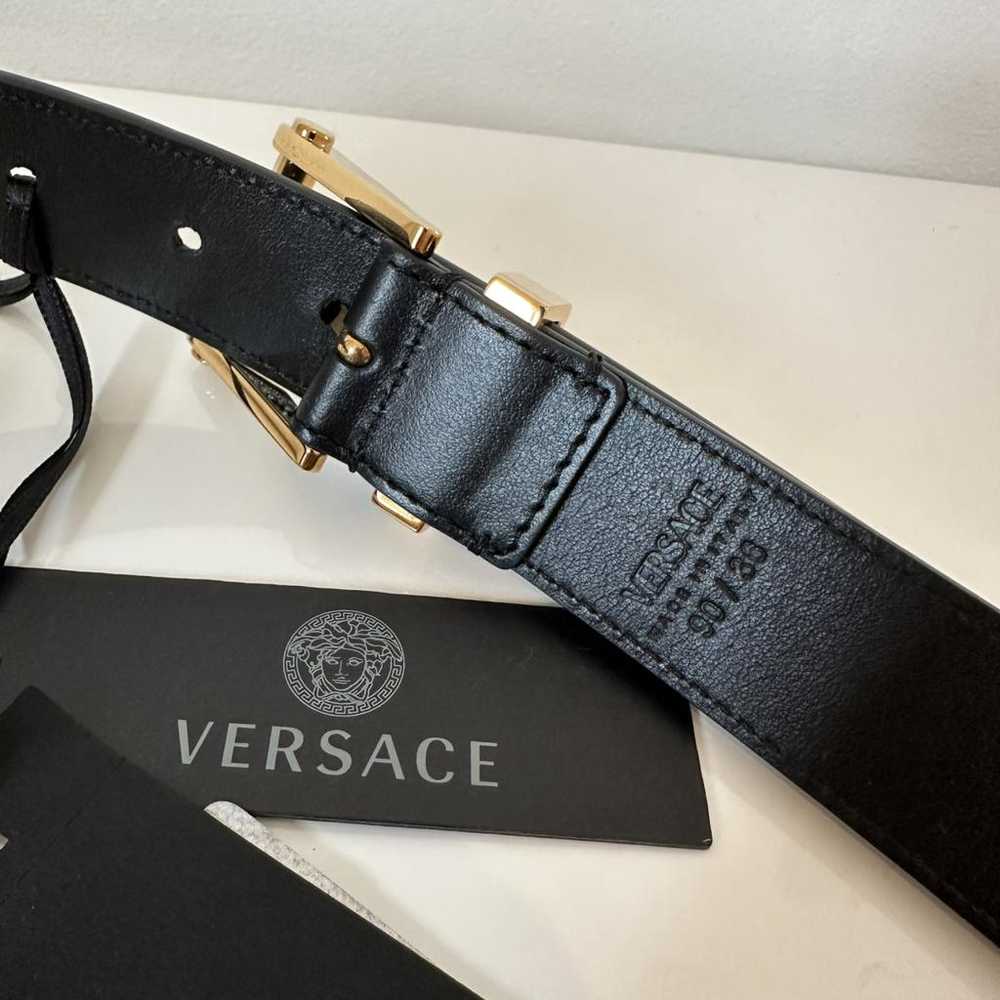 Versace Leather belt - image 10