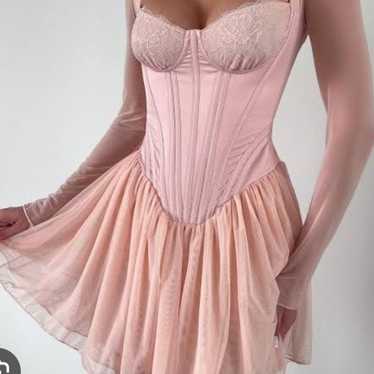 Vivi ballerina pink mini Dress