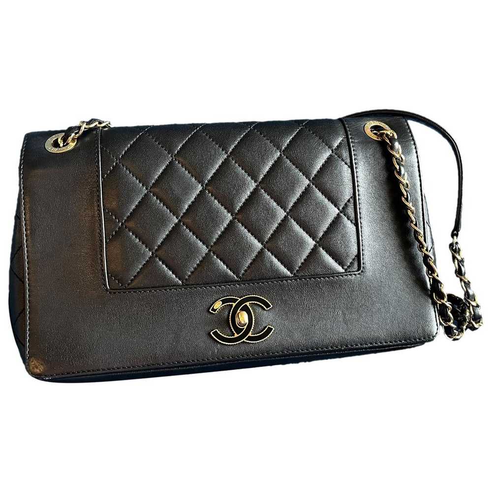 Chanel Mademoiselle leather handbag - image 1