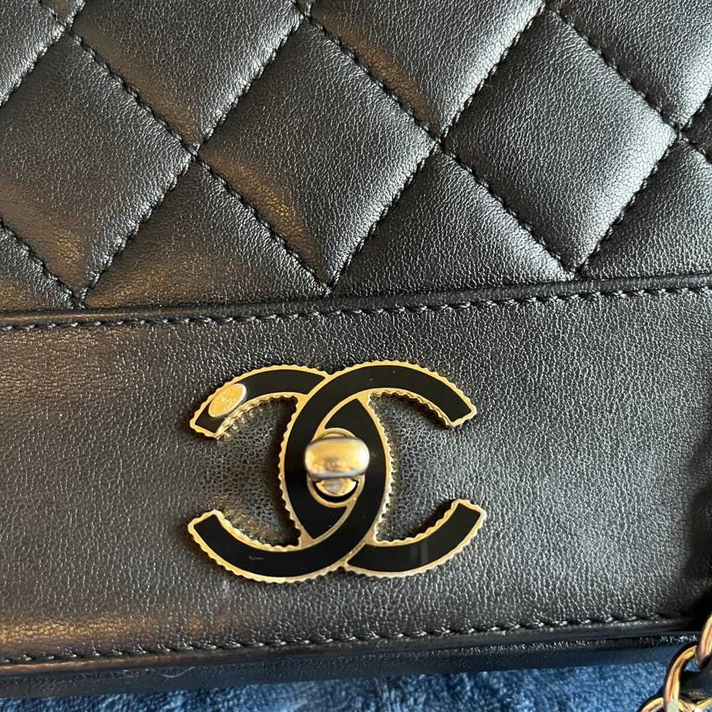 Chanel Mademoiselle leather handbag - image 6