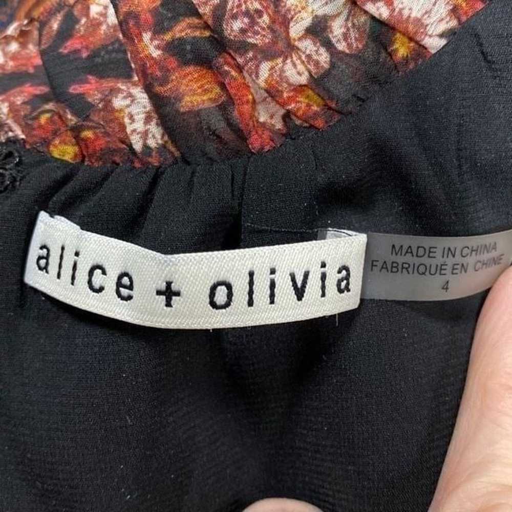 Alice + Olivia Marella Mock Neck Long Sleeve Tuni… - image 9