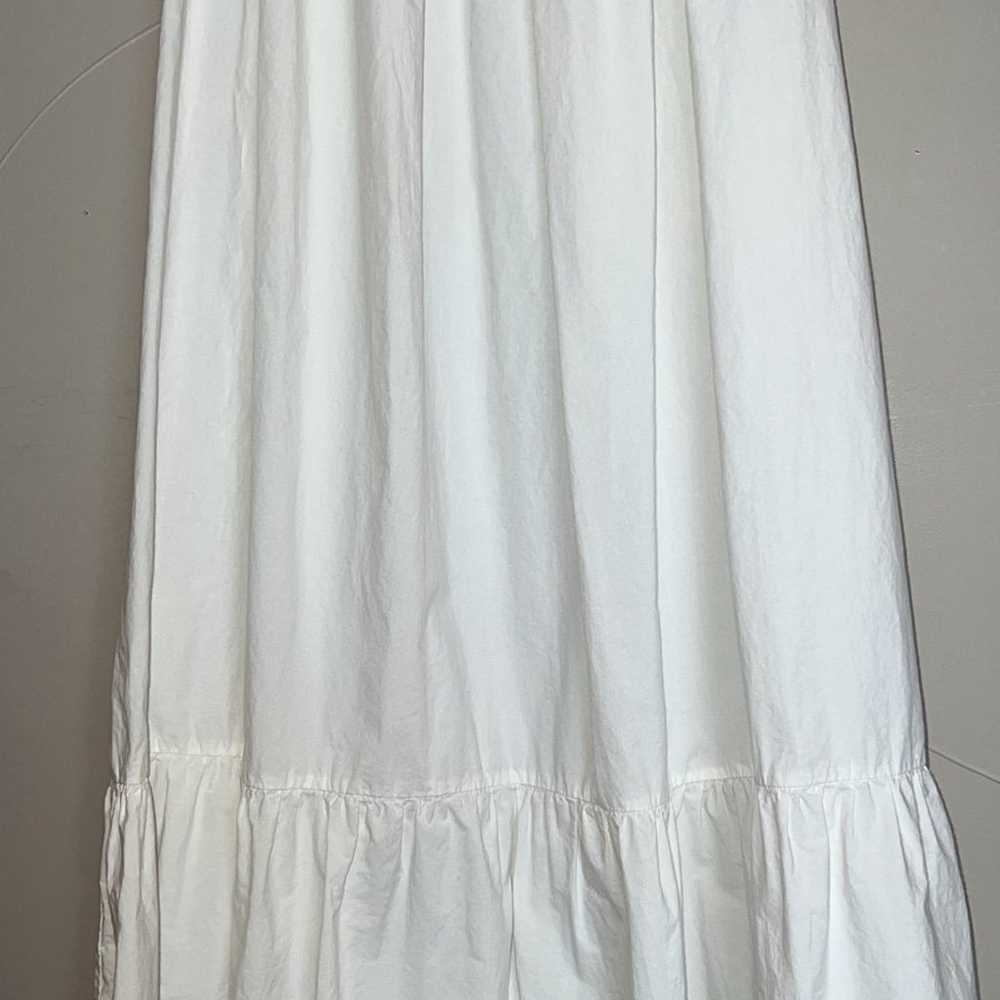 Doen Lovisa Poplin Eyelet Nightgown Dress XS Whit… - image 4