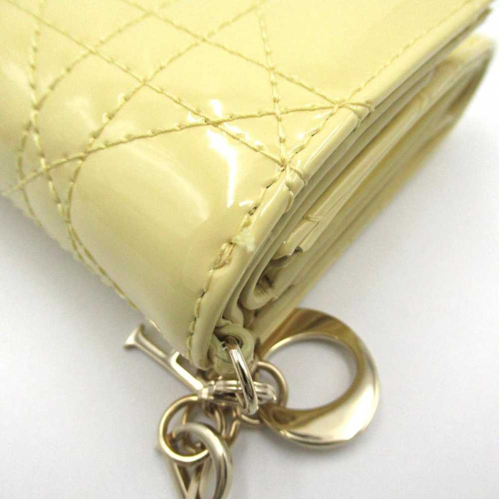 Dior Lady Dior patent leather wallet - image 11
