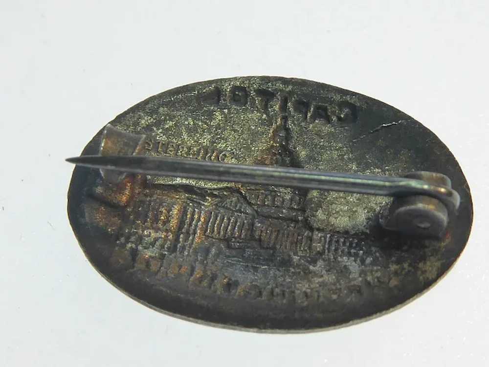 Antique Sterling Silver Capitol Washington DC Pin… - image 2