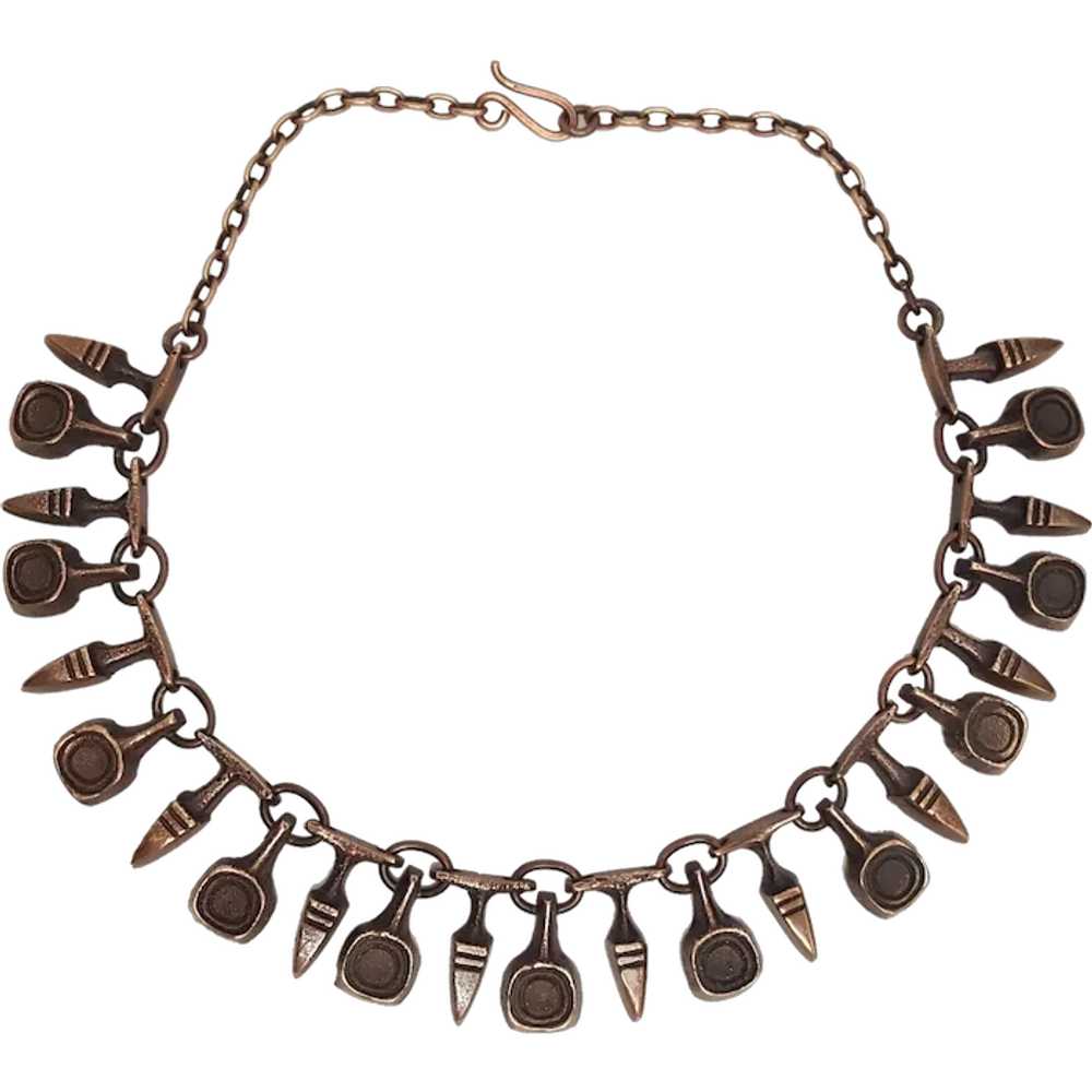 Eric Scott Robbert - Sand Cast Bronze Necklace - … - image 1