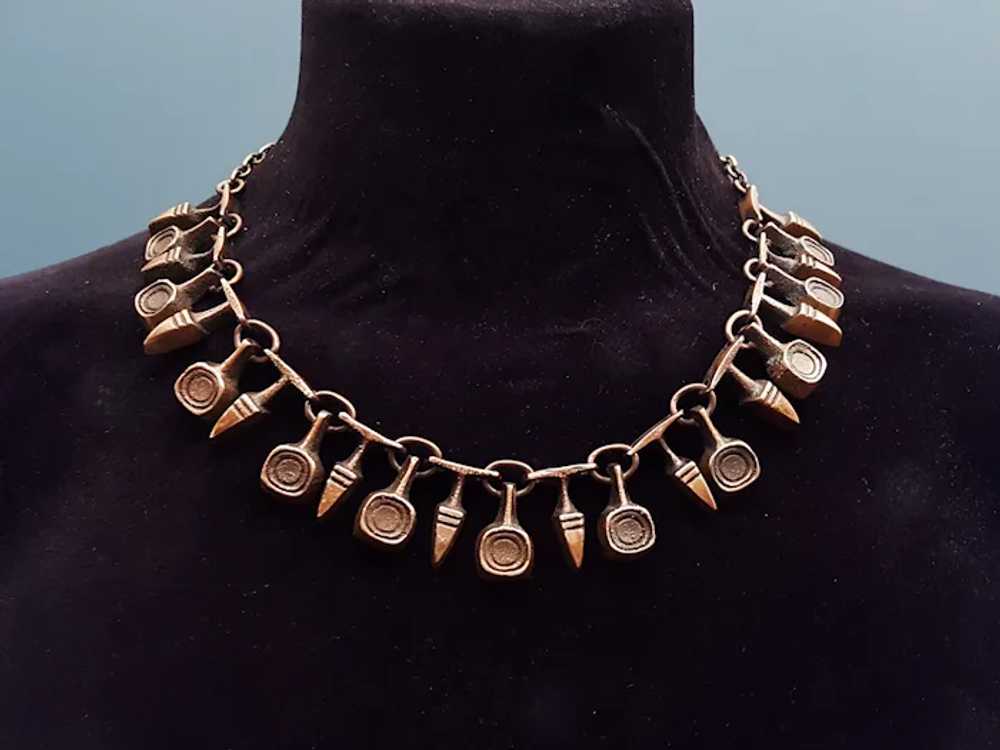 Eric Scott Robbert - Sand Cast Bronze Necklace - … - image 2