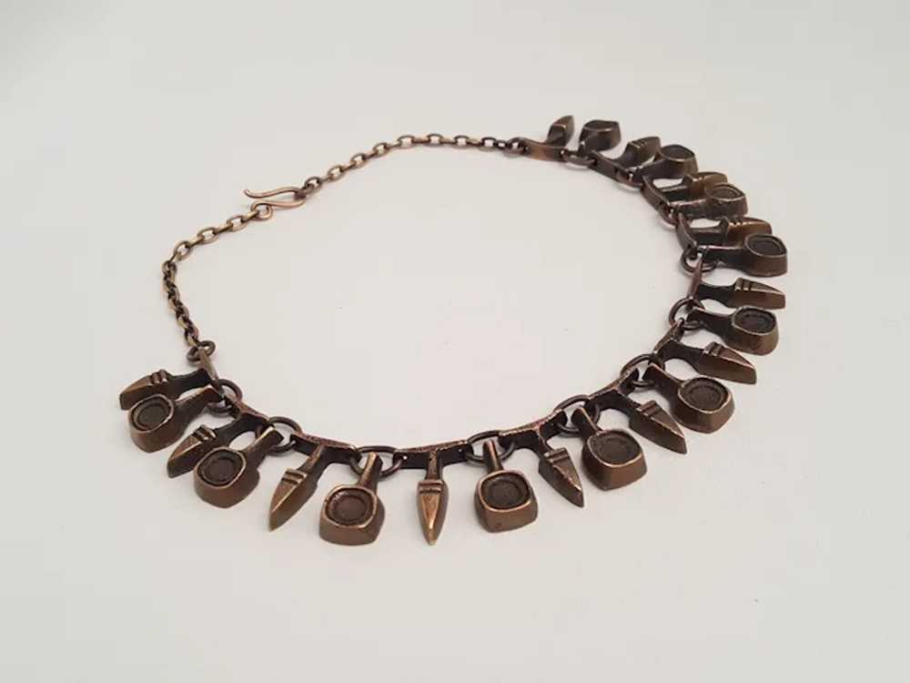 Eric Scott Robbert - Sand Cast Bronze Necklace - … - image 3