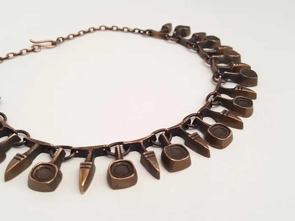 Eric Scott Robbert - Sand Cast Bronze Necklace - … - image 6