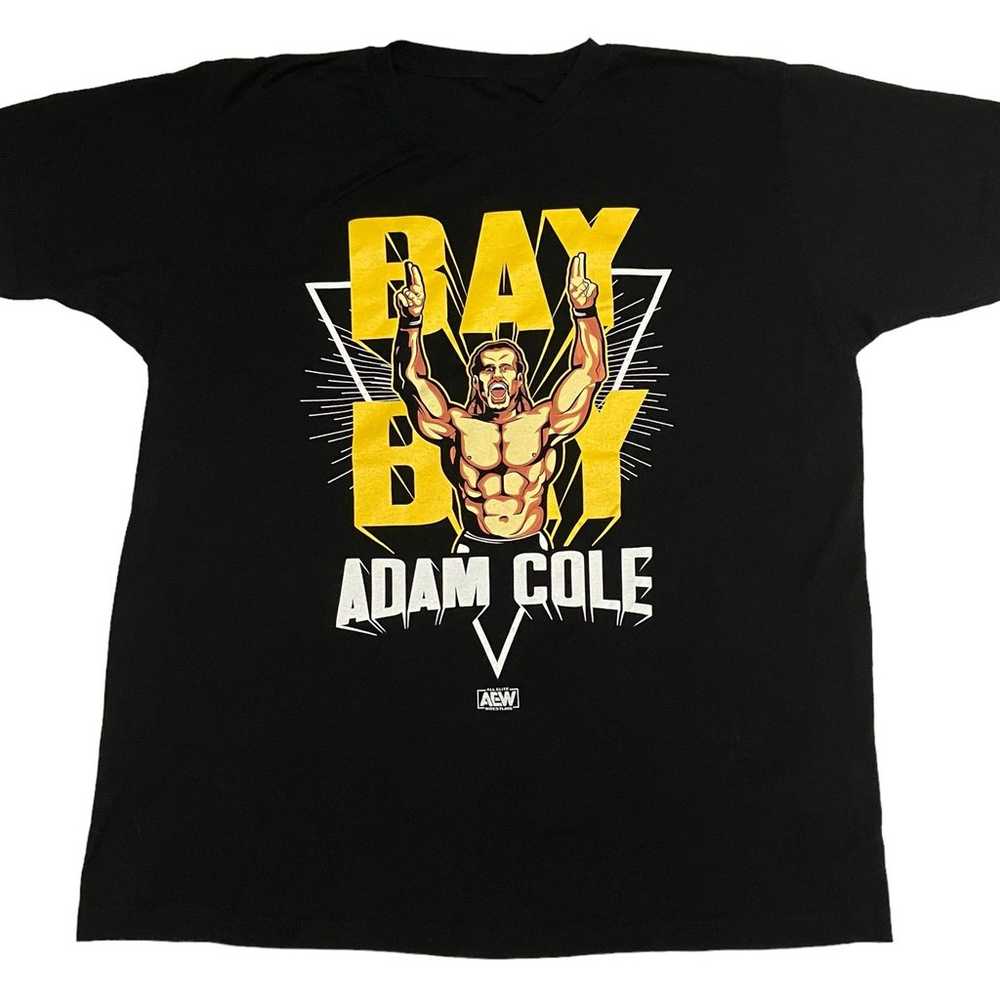 AEW T Shirt Adult Large  Adam Cole Bay Bay All El… - image 1