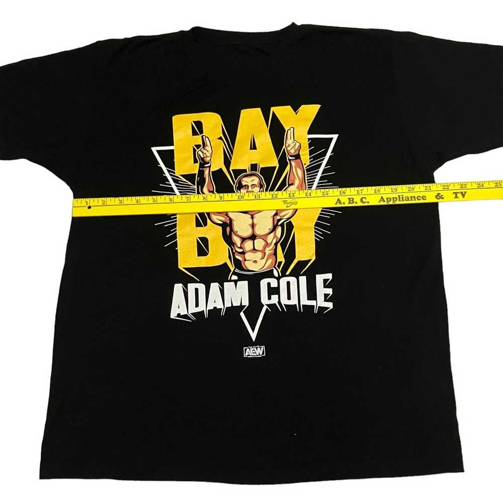 AEW T Shirt Adult Large  Adam Cole Bay Bay All El… - image 4