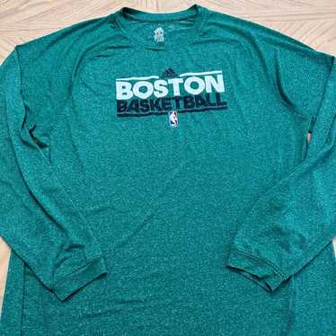 Adidas Boston Basketball Shirt Mens Green Celtics… - image 1