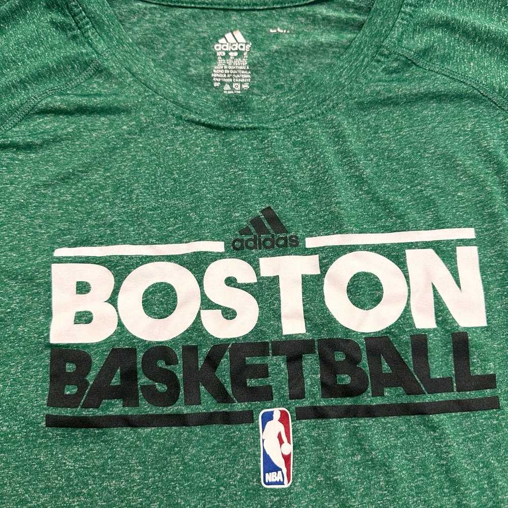 Adidas Boston Basketball Shirt Mens Green Celtics… - image 2
