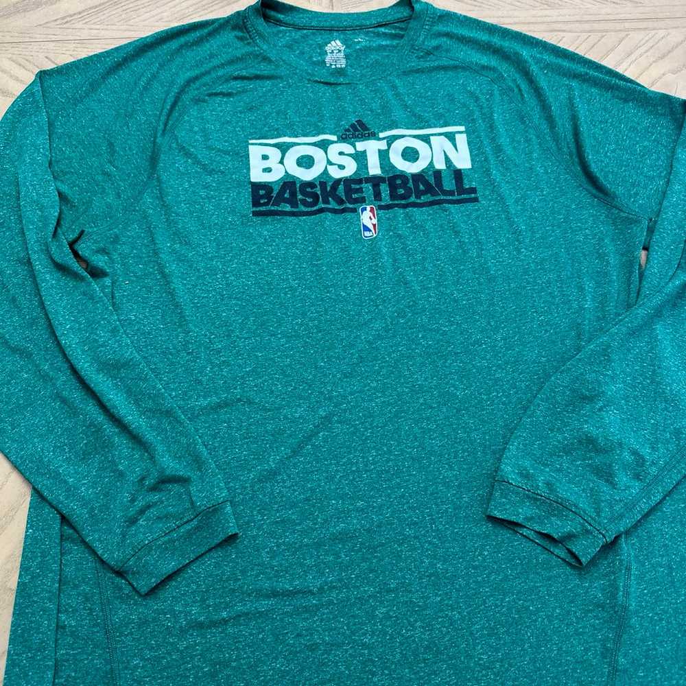 Adidas Boston Basketball Shirt Mens Green Celtics… - image 5