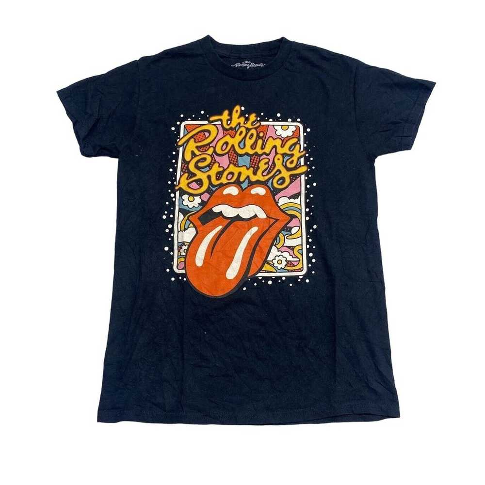 The Rolling Stones Graphic Band Tee Thrifted Vint… - image 1