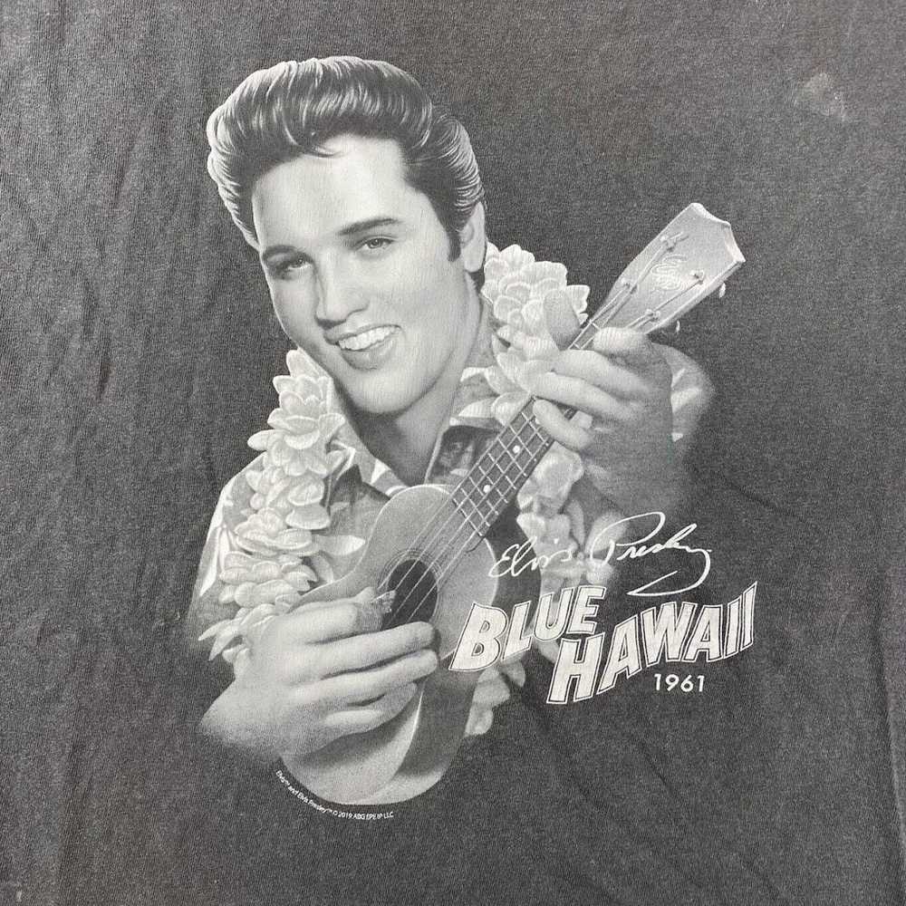 Elvis Presley Graphic Tee Thrifted Vintage Style … - image 2