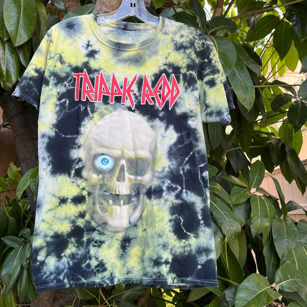 Trippie Redd tie dye T-Shirt with a Skull Lifes A… - image 2