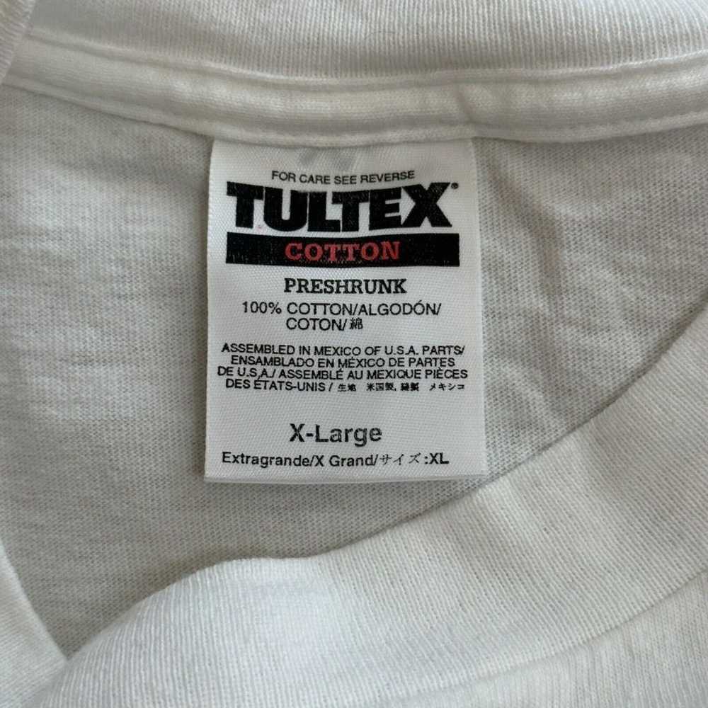 Vintage Tultex Shirt Men's XL White Tee Winter In… - image 4