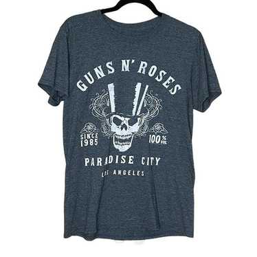Guns N’ Roses Tee   Gray Paradise City Gray Medium - image 1