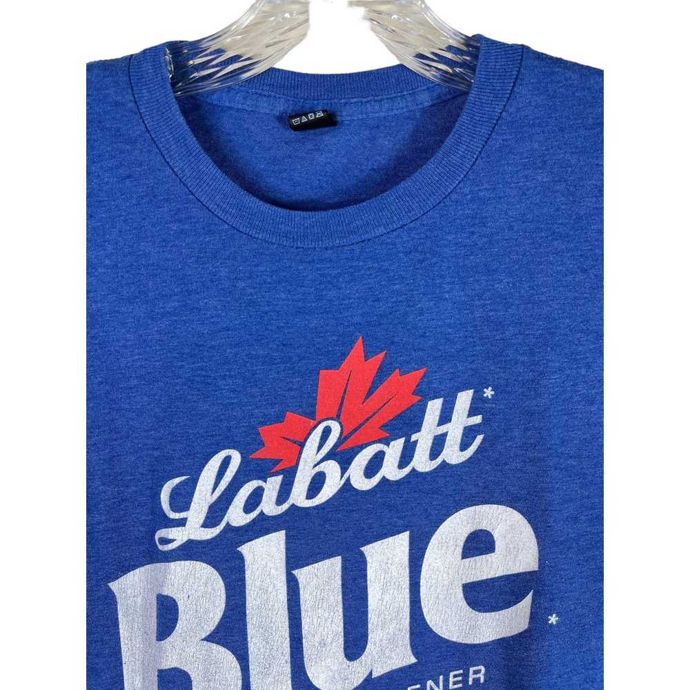 Tultex Labatt Blue Canadian Pilsner Blue Crewneck… - image 3