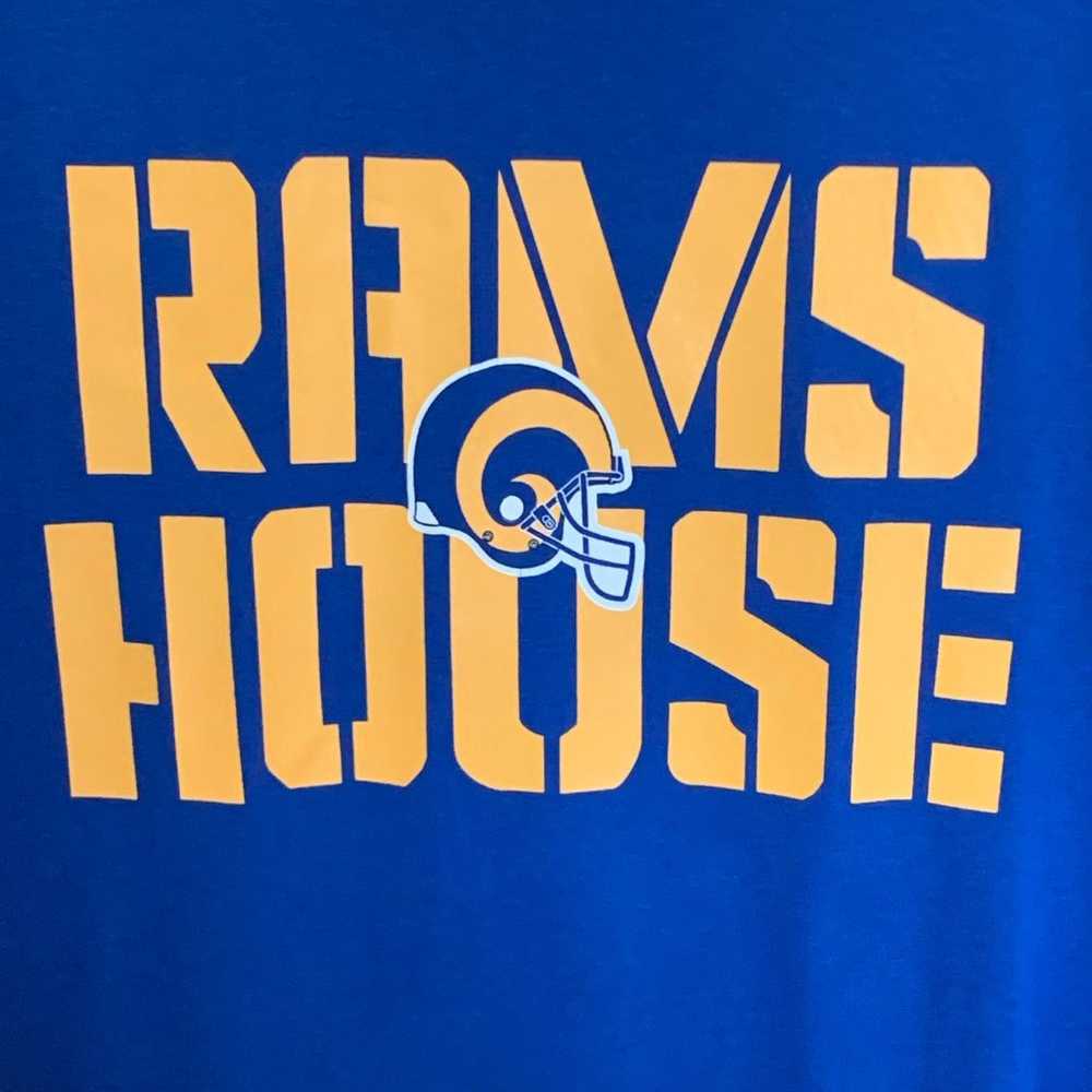 Men ‘47 LA Rams House Blue Shirt Cotton Medium. U… - image 2
