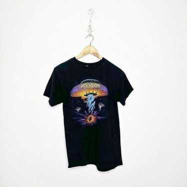 Vintage Early 2000s Y2K Boston UFO Band T Shirt s… - image 1