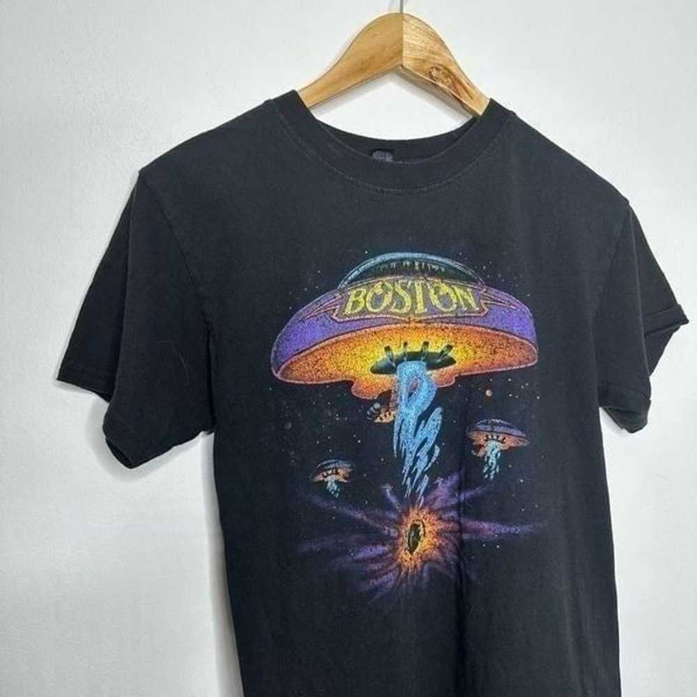 Vintage Early 2000s Y2K Boston UFO Band T Shirt s… - image 3
