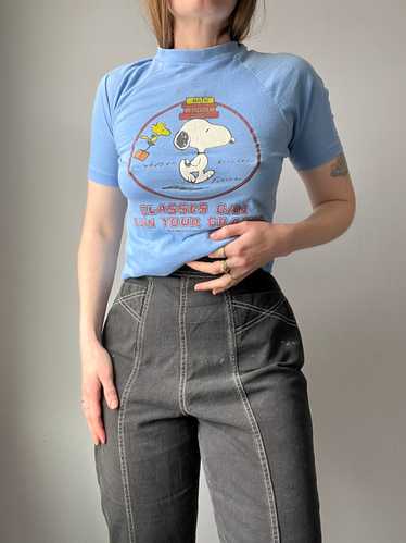 1970s Snoopy School T Shirt S
