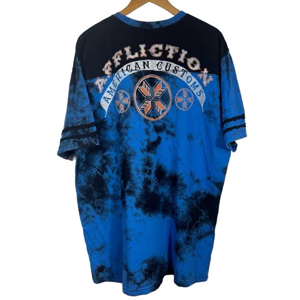 Affliction Tie Dye Graphic T-Shirt Size 3X - image 3