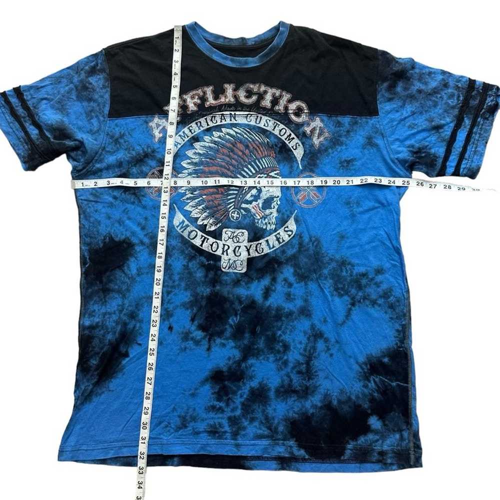 Affliction Tie Dye Graphic T-Shirt Size 3X - image 4