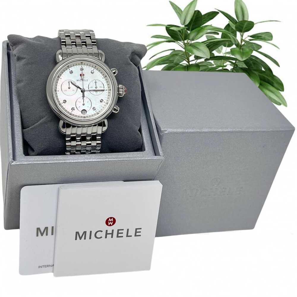 Michele Silver watch - image 3