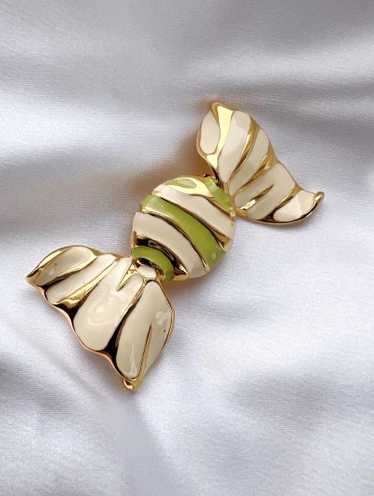mint candy brooch