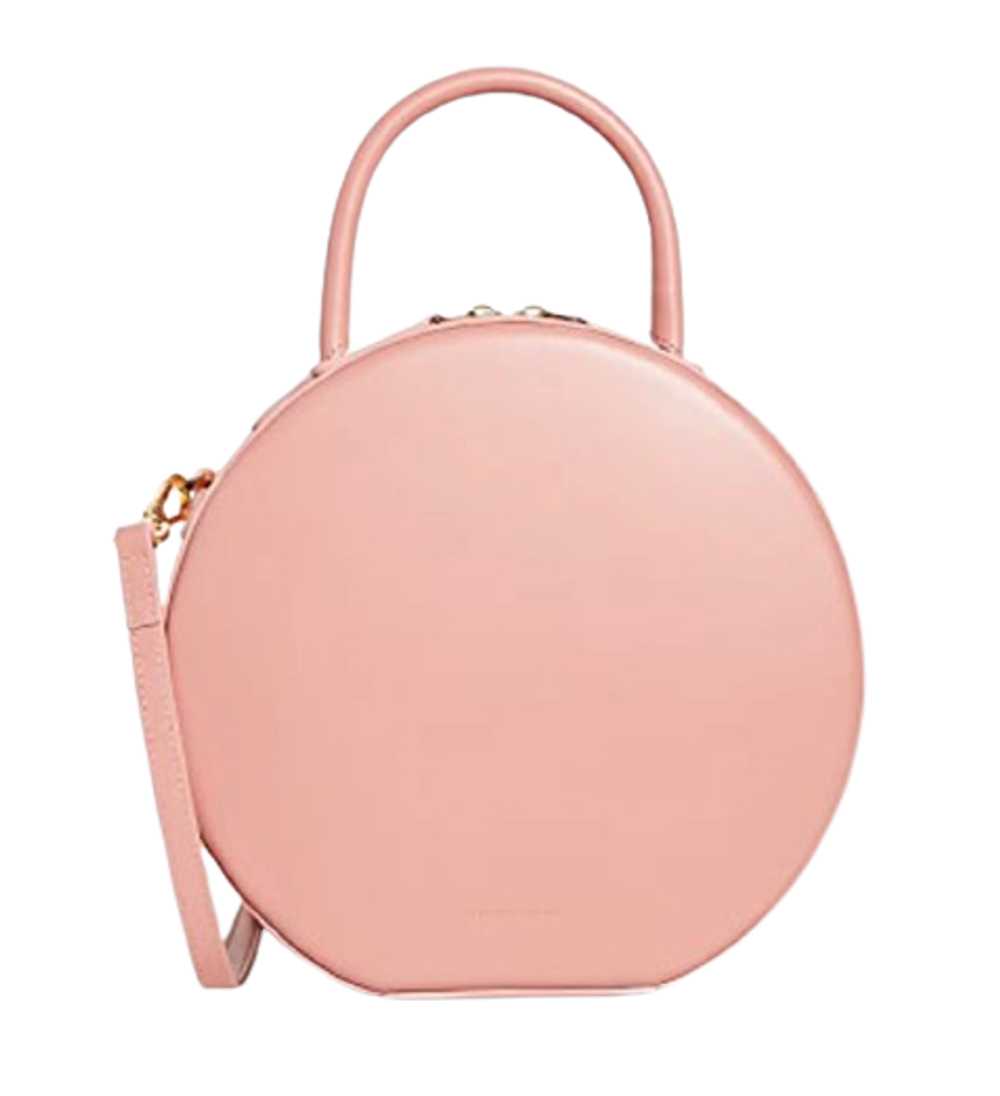 Product Details Mansur Gavriel Pink Circle Crossb… - image 1