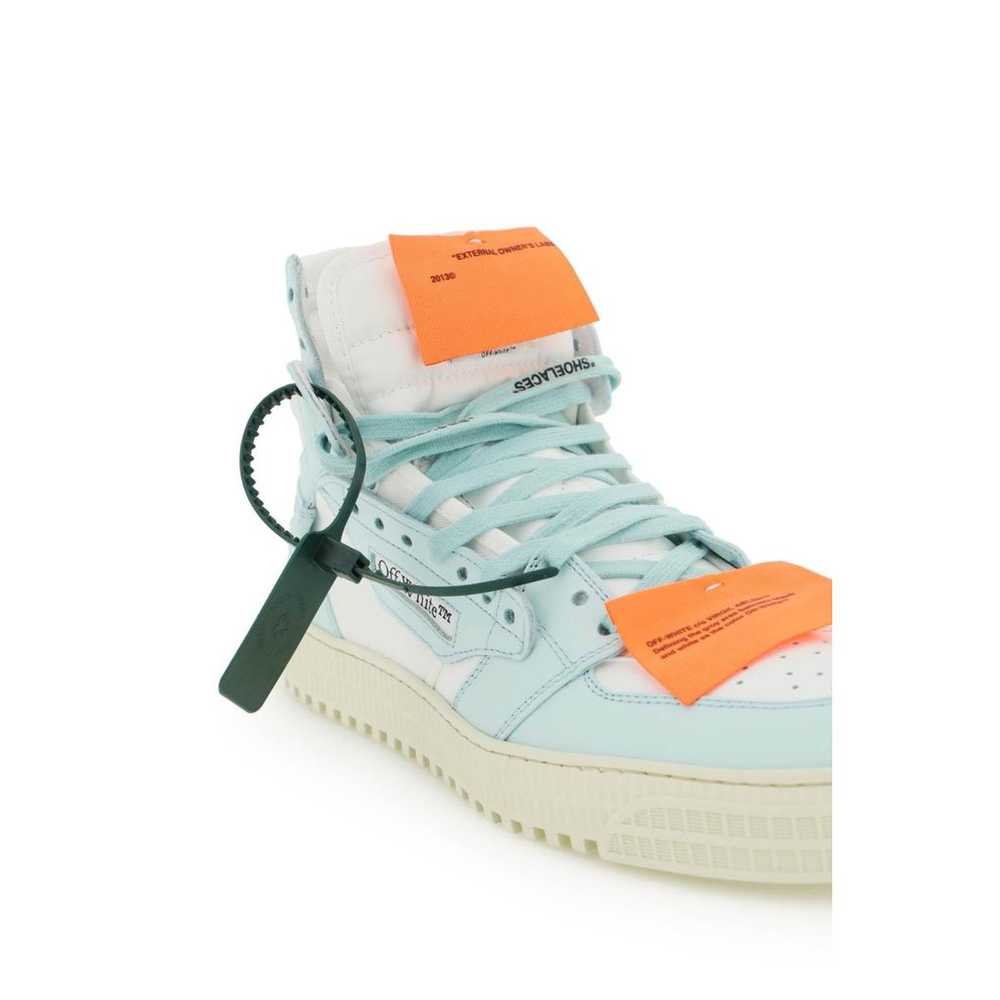 Off-White Off-Court leather high trainers - image 4