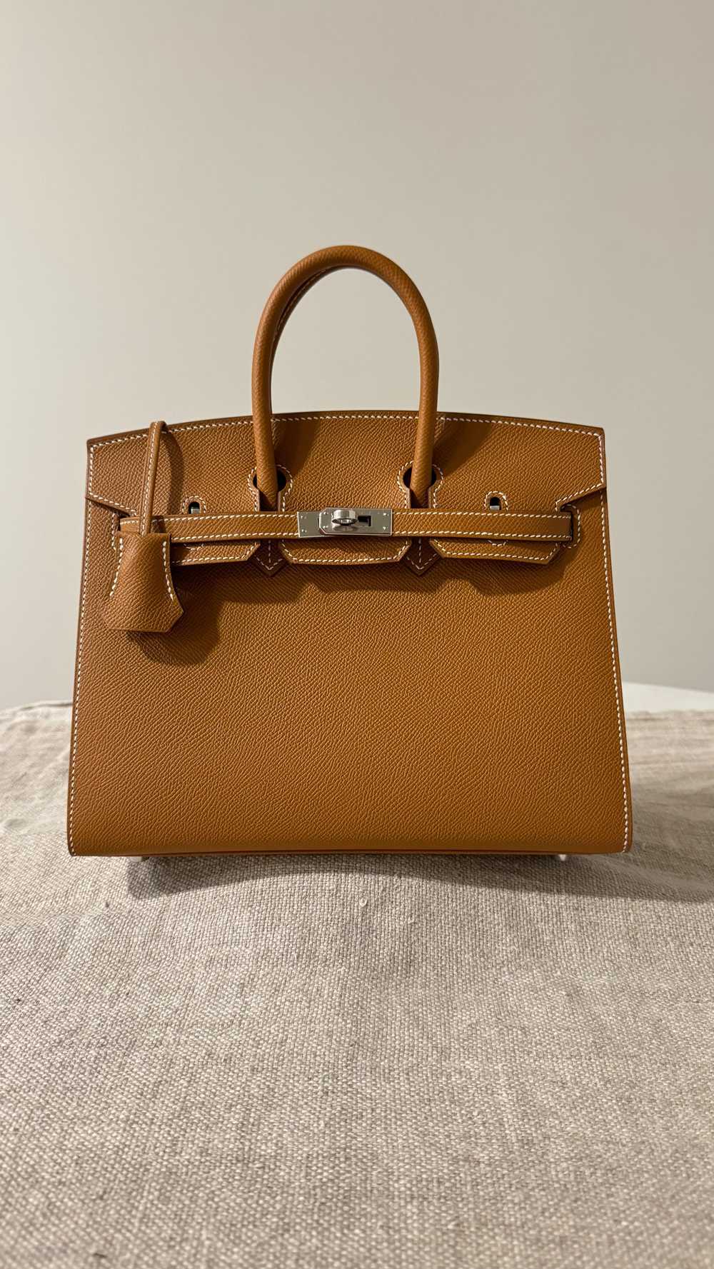 Product Details Hermes Birkin 25 Sellier in Gold … - image 2