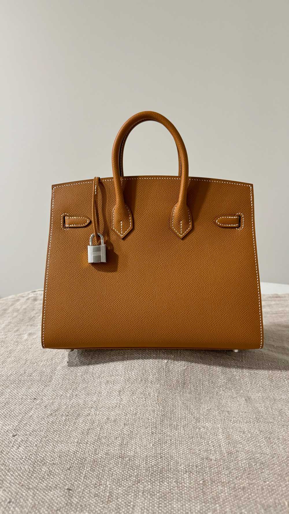 Product Details Hermes Birkin 25 Sellier in Gold … - image 3
