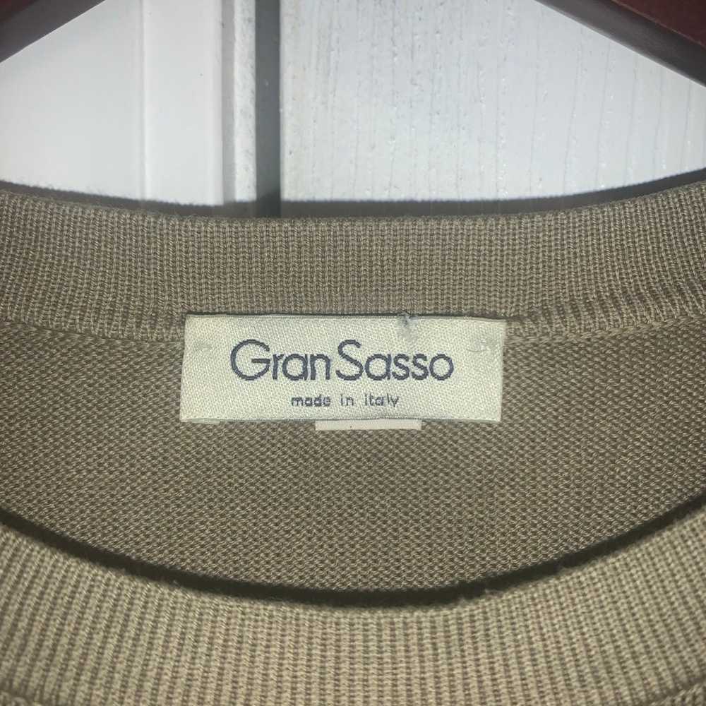 GRAN SASSO 100% Cotton Crew Neck T-Shirt - image 2