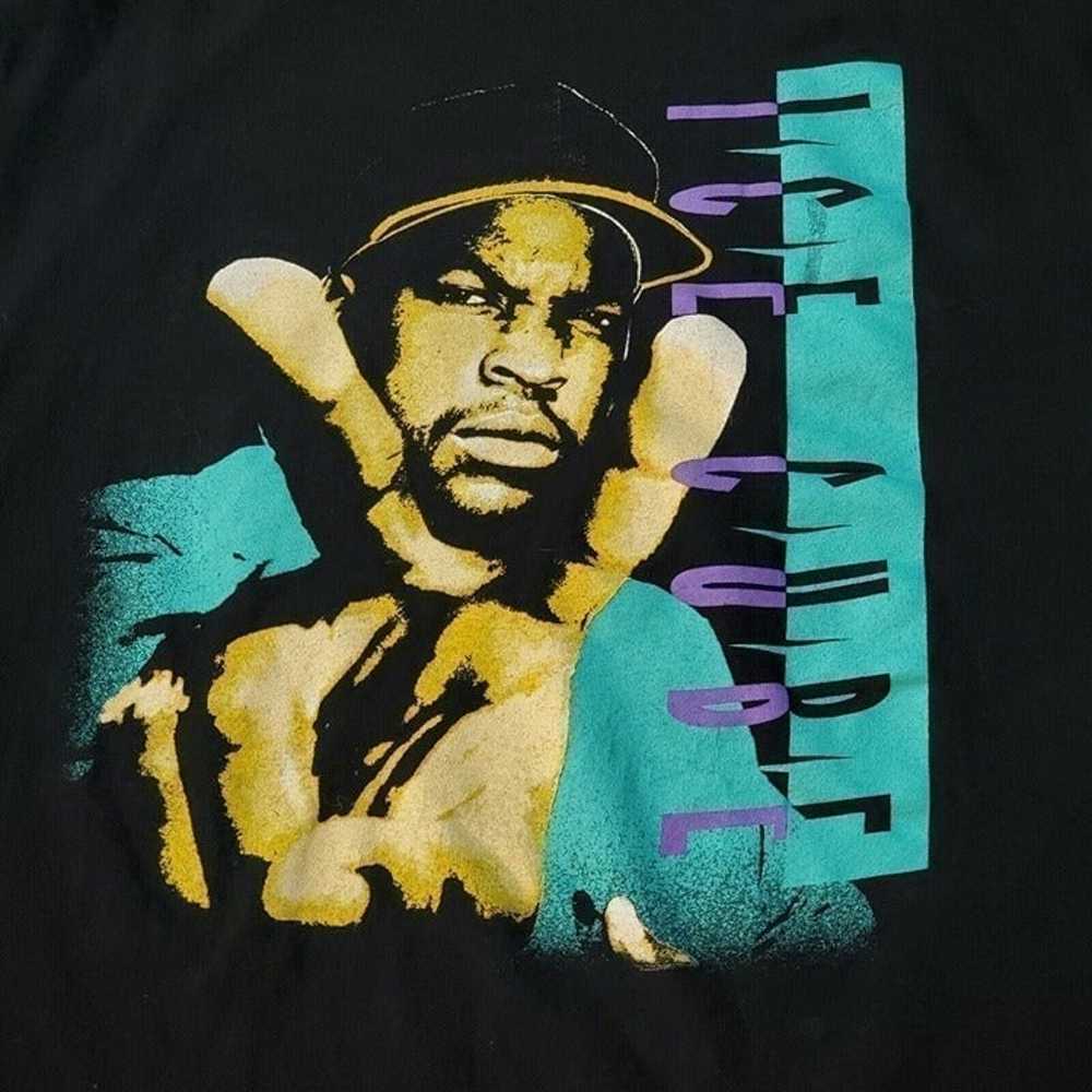 Ice Cube Black Rap Hip Hop Tee Graphic Vintage St… - image 2